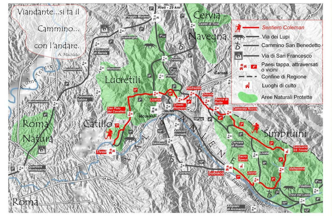 Locanda Della Casella Cineto Romano Εξωτερικό φωτογραφία